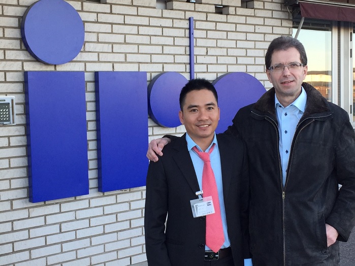 Thanh Tran Phuoct, Business Development Manager, TMAS Vietnam, and Mikael Äremann, General Manager, IRO AB, and President of TMAS. © TMAS Thanh Tran Phuoct, Business Development Manager, TMAS Vietnam, and Mikael Äremann, General Manager, IRO AB, and President of TMAS. © TMAS